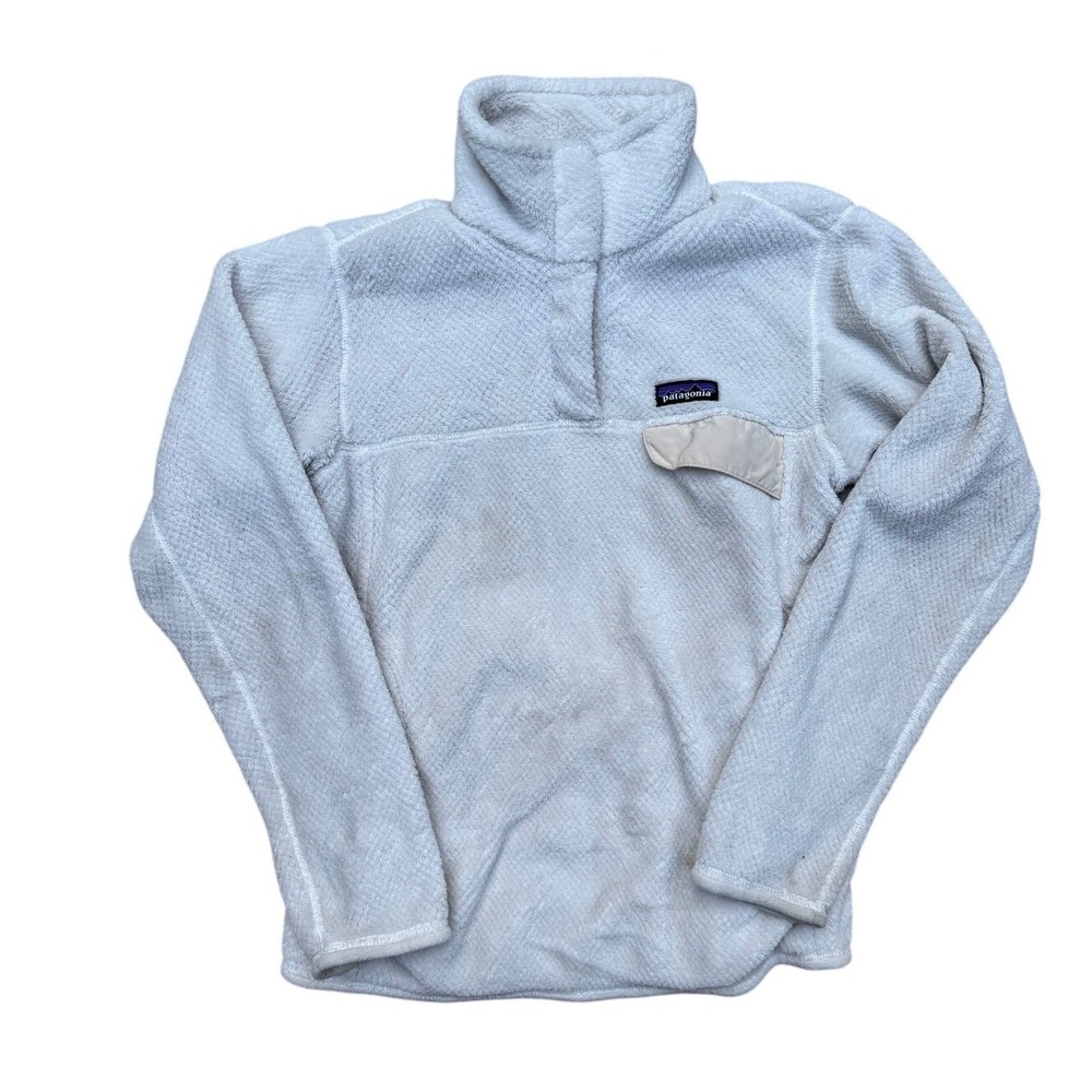 Patagonia Women's Re-Tool Snap-T Pullover White Size M